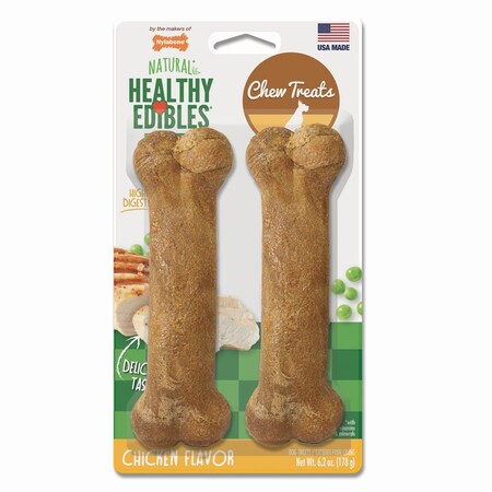 Nylabone CHEWS DOG CHICKEN 2PK NBQ103TP